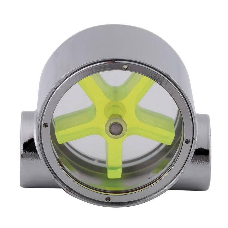 Hilitand Water Indicator,Tungsten Alloy G1/4" Standard Female to Female Thread Computer Water Cooling Indicator - Image 1